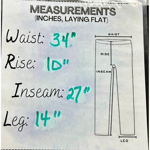 Citizens of Humanity‎ Elsa Mid Rise Slim Fit Crop Jeans Black Sz 30  MADE IN USA - Picture 7 of 11